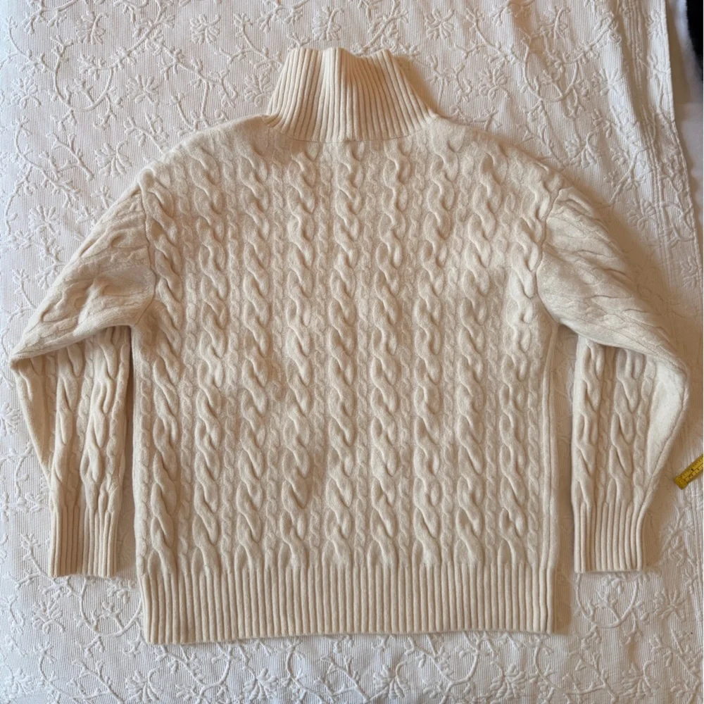 Aritzia Babaton Stargaze Cable Knit Turtleneck Sweater - Picture 13 of 13